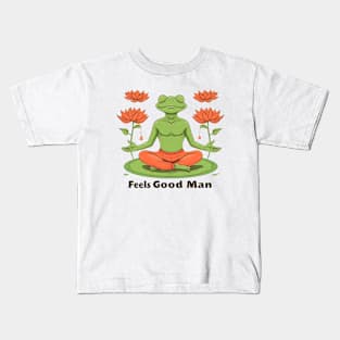 Zen Frog Kids T-Shirt